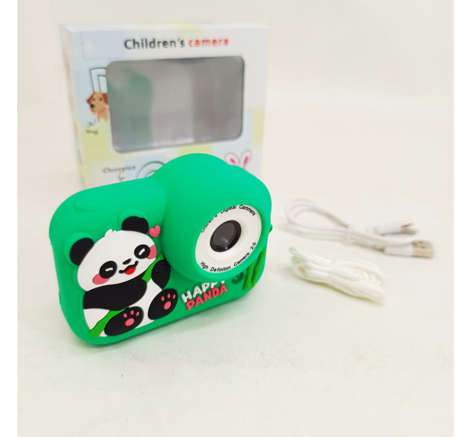 Детский фотоаппарат M03 Panda Green