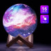 Настільний акумуляторний нічник світильник для дитячої Magic 3D COLOR Moon Light с пультом