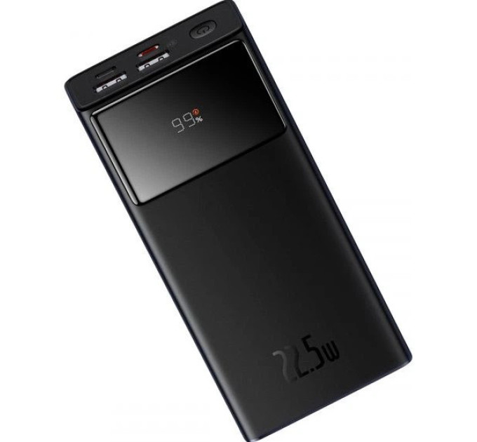 Повербанк 30000mAh 22.5W Baseus Star-Lord Digital Display 2xUSB/Type-C/microUSB швидка зарядка