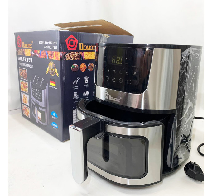 Аэрофритюрница для жарки без масла Domotec MS-3221 3500 Вт 7 л
