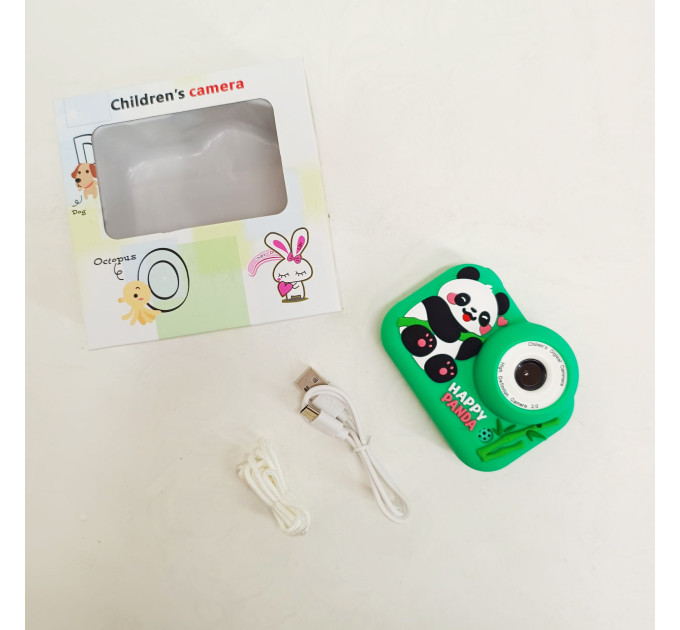 Детский фотоаппарат M03 Panda Green