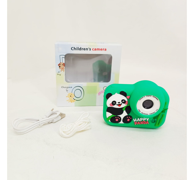 Детский фотоаппарат M03 Panda Green