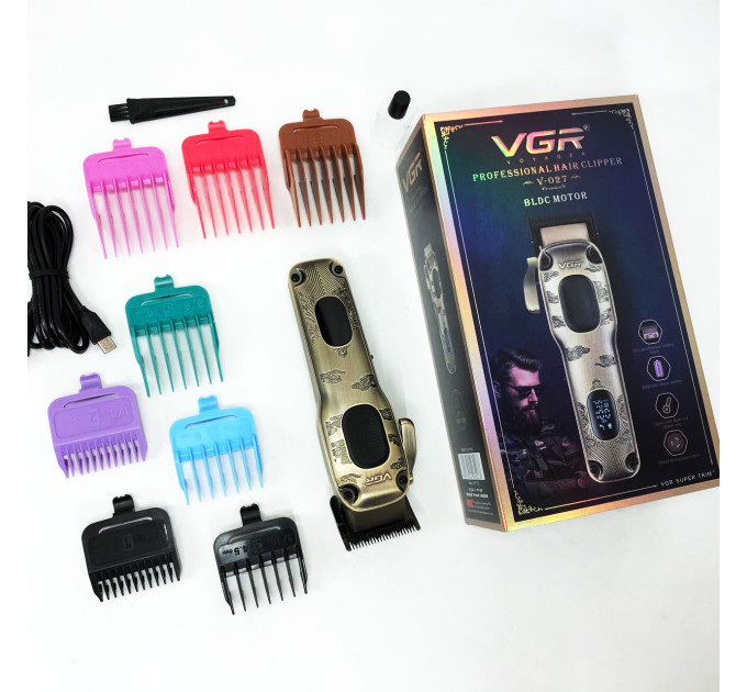 Акумуляторна машинка для стрижки VGR V-027