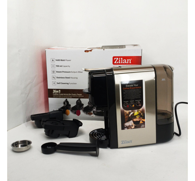 Кофемашина капсульная Zilan ZLN2846 20 Bar 700мл 1400Вт сенсорная