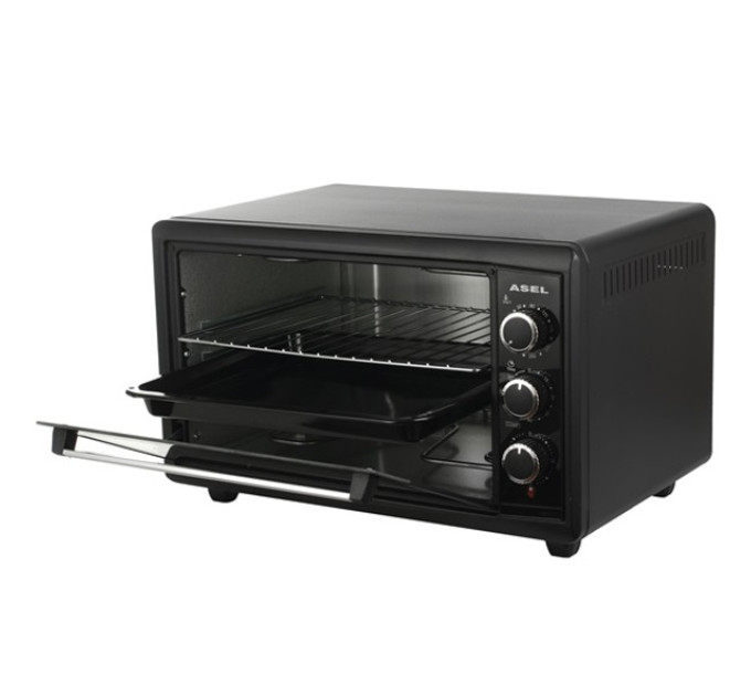 Електродуховка Asel АF50-33 50 л 1500 Вт Духовка електрична Асель Турецька, Підсвічування, Конвекція