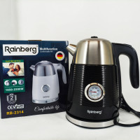 Чайник електричний з датчиком температури Rainberg RB-2314 Black