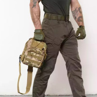 Тактическая сумка-рюкзак через плечо с Cordura 900D, камуфляж, трансформер, MOLLE