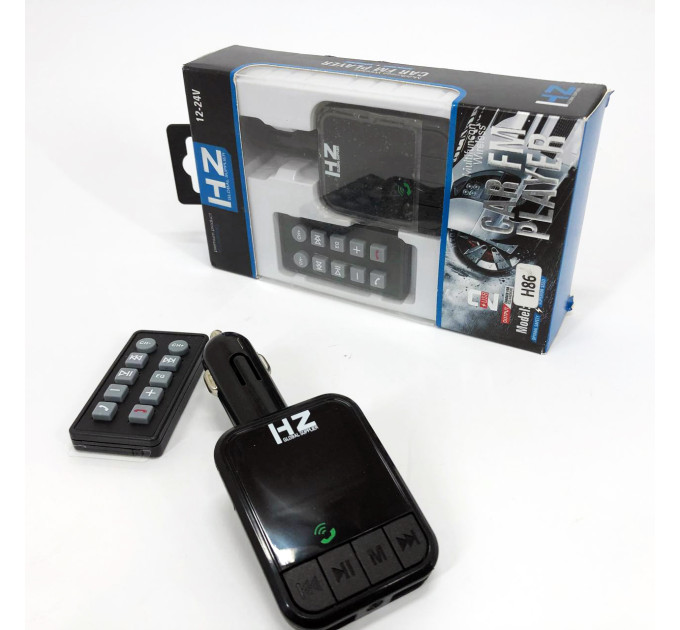 Трансмиттер/модулятор H86BT, FM модулятор с bluetooth, Fm трансмиттер в машину, Качественный фм модулятор