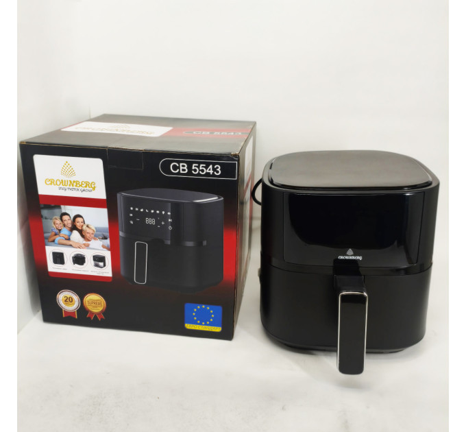 Фритюрниця Crownberg CB-5543 безмасляний аерогриль на 1500Вт 4л