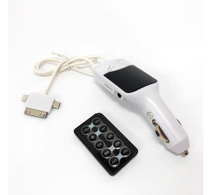 Автомобільний FM Трансмітер модулятор CM I19A SD/Usb, Фм трансмітер модулятор блютуз в прикурювач