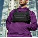 Тактическая нагрудная сумка с Cordura 1000D, мужская разгрузка черная