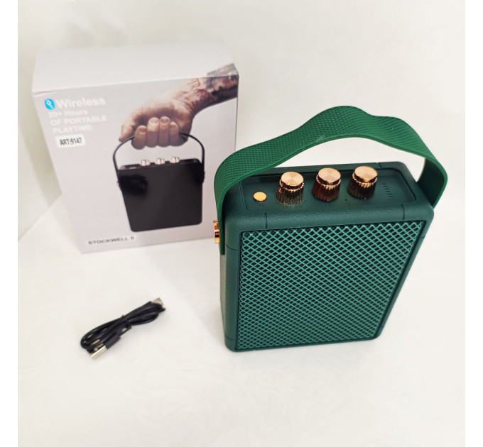 Колонка портативная STOCKWELL W2 BT Green
