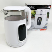 Чайник електричний Adler AD 1305 1.7Л 2200Вт White Silver