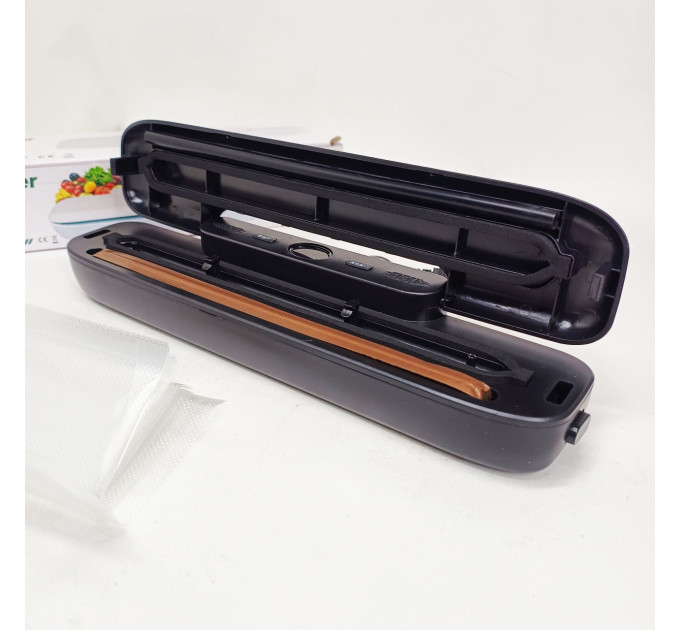 Вакуумний пакувальник автоматичний з дисплеєм Vacuum sealer NEW BLACK