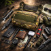 Тактическая нагрудная сумка Multicam Cordura 1000D с MOLLE и патч-панелью, 5 карманов, 30×20×8 см