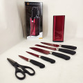 Набір ножів Edenberg EB-11027 7 предметів Red
