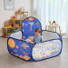 Манеж дитячий ігровий з баскетбольним кільцем 120х75см Blue
