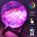 Настільний акумуляторний нічник світильник для дитячої Magic 3D COLOR Moon Light с пультом