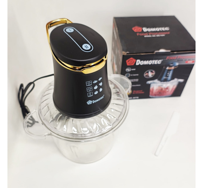 Подрібнювач електричний Domotec MS-7041, 600Вт, 3 л, Кухонний блендер з чашею