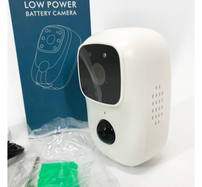 Камера видеонаблюдения Smart wifi приложение Tuya работает от 2x18650