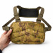 Тактическая нагрудная сумка Multicam Cordura 1000D с MOLLE и патч-панелью, 5 карманов, 30×20×8 см