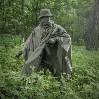 Качественный тактический дождевик - пончо. Военный плащ – накидка от дождя