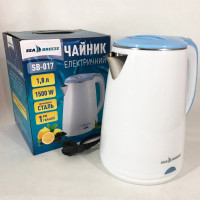 Електрочайник SeaBreeze SB-017 1.8 Л 1500 Вт стильний електричний чайник, чайник електро