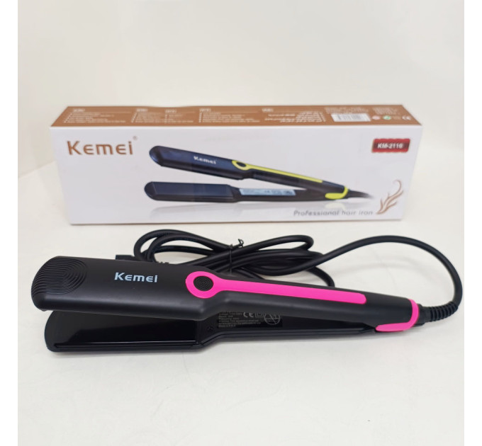 Щипці KEMEI для волосся гофре KM-2116 45Вт Pink