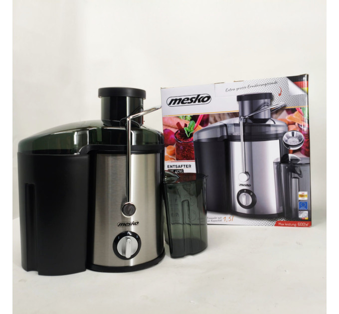 Соковыжималка центробежная Mesko MS 4126b 600Вт