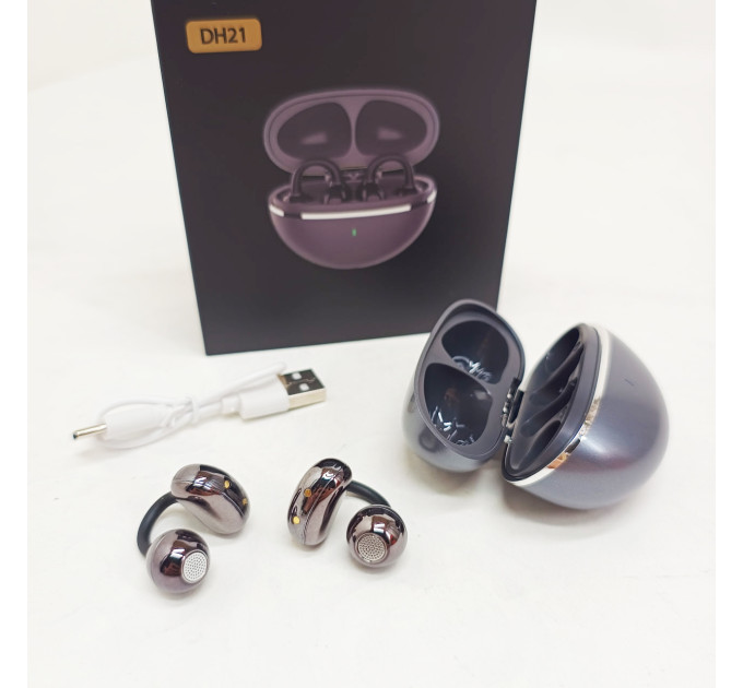 Бездротові навушники Clip-on sports headphones DH21 Black