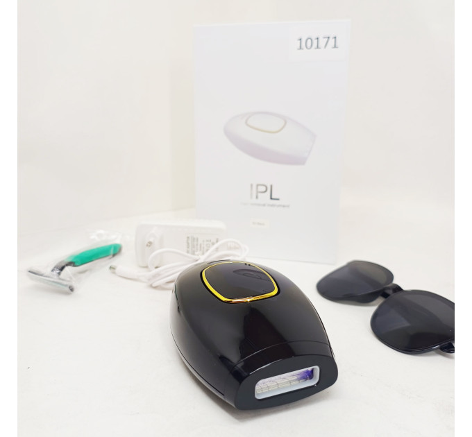 Женский портативный домашний фотоэпилятор для тела IPL Hair Removal Device для всех типов волос Black