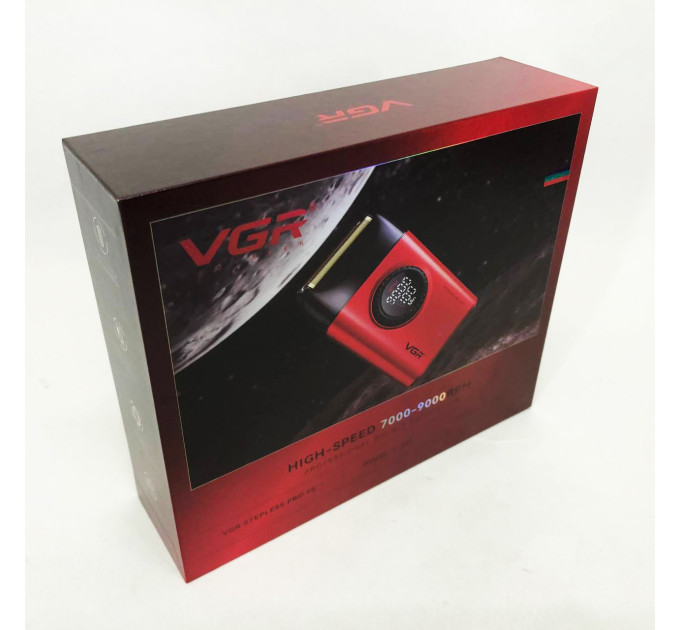 Электробритва VGR V-377 RED шейвер, Электрическая аккумуляторная бритва для бритья, шейвер мужской