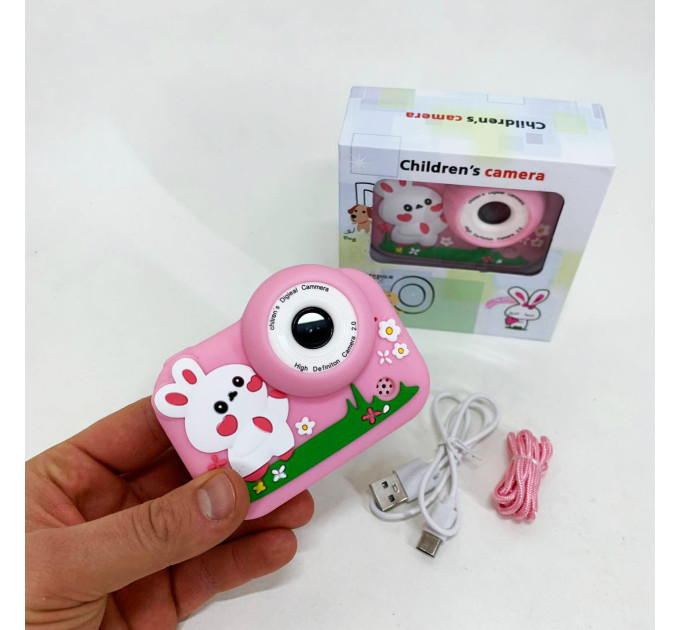 Детский фотоаппарат M03 PINK RABBIT