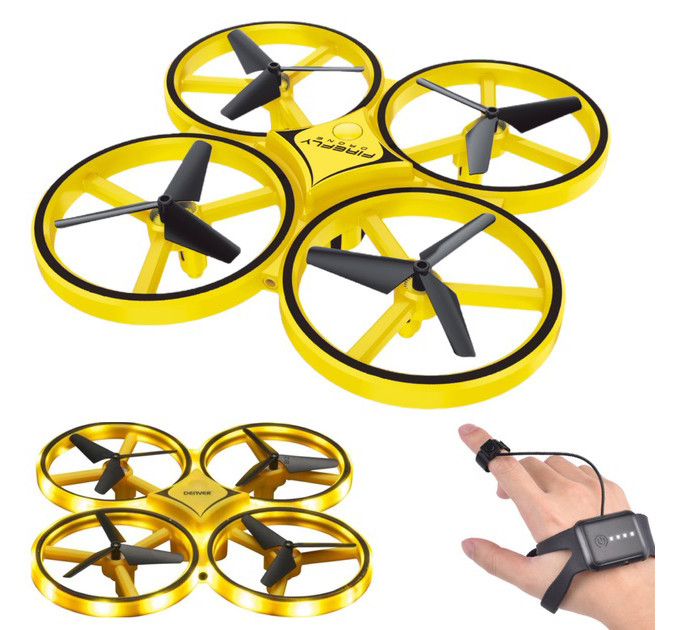 Квадрокоптер з керуванням жестами та підсвічуванням Apex Drone автозависання та визначення перешкод