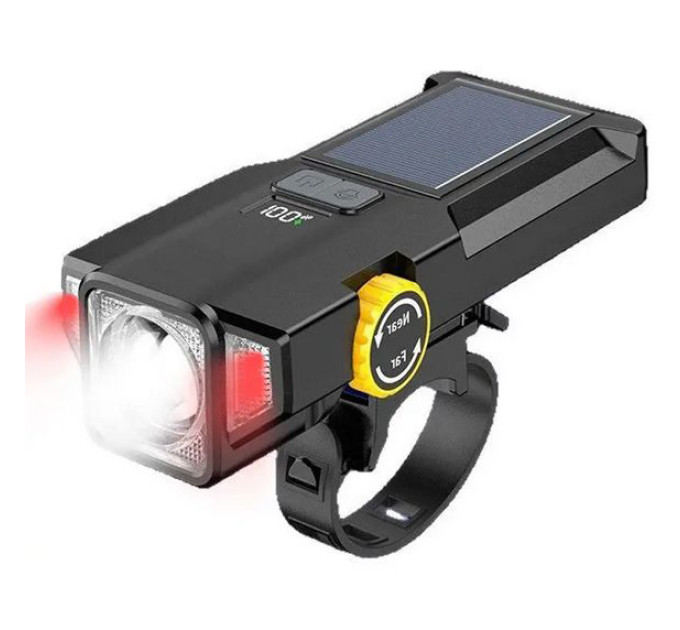 Велофара X17-30W+2LED(red)