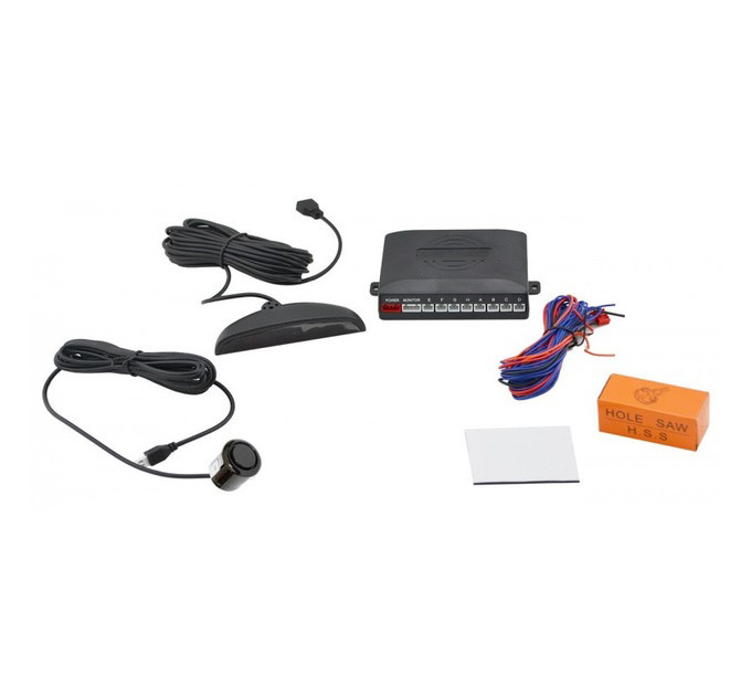 Парктронік (паркувальний радар) Assistant Parking Sensor, 8 чорних датчиків