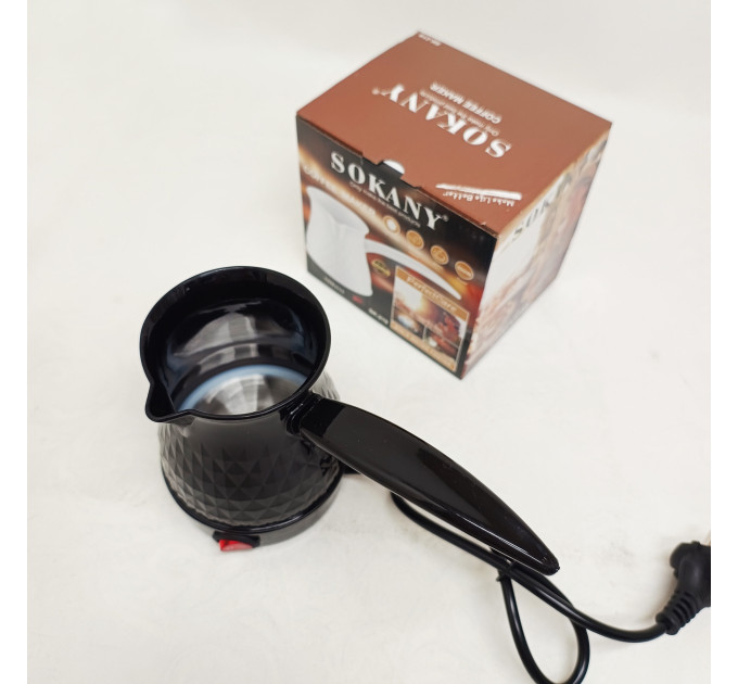 Електрична турка Sokany SK-219 500мл 500Вт для кави Black