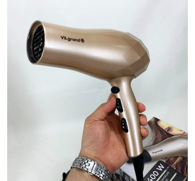 Фен VILGRAND VHD 2424TI. Цвет: бежевый