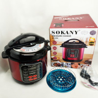 Мультиварка Sokany SK-2402 электрическая скороварка с чашей 5л с антипригарным покрытием 1000Вт