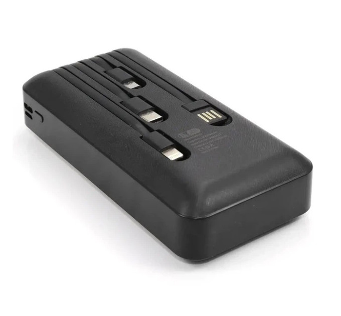 Power Bank King Power KP-27 20000 mAh 4 вбудованих кабеля