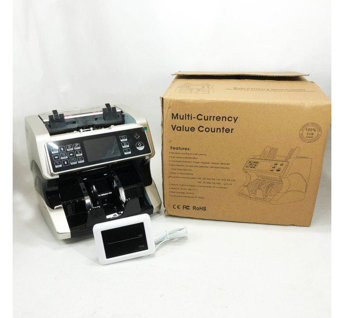 Счетчик банкнот Bill Counter AL-920 с определением номинала и детекторами UV/MG/IR