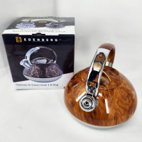 Чайник зі свистком Edenberg EB-1959 3л із капсульним дном Brown
