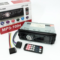 Автомагнитола со съемной панелью MP3 1094 с Bluetooth и пультом / Магнитола в машину автомобильная