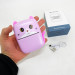 Портативный детский термопринтер с Bluetooth A8 Cat мини принтер для телефона Pink