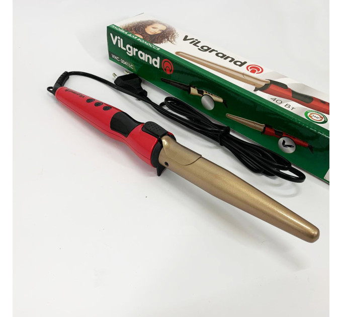 Плойка конусная ViLgrand VHC-3041LC Red