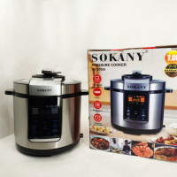Мультиварка-скороварка-пароварка Sokany SK-07055 7л 3 в 1 Електрична з таймером 1000Вт