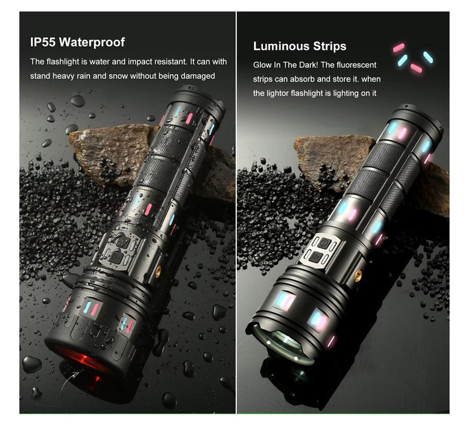 Ліхтар AK177-WHITE LASER LED PM60-TG, Топ-ліхтарик ліхтарик світлодіодний акумуляторний портативний