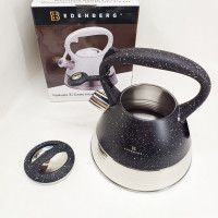 Чайник Edenberg EB-8827 нержавіюча сталь зі свистком 3л Black
