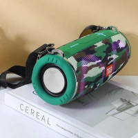 Портативна колонка TG642 з RGB підсвічуванням та ремінцем, колонка для вечірки. Колір: камуфляж