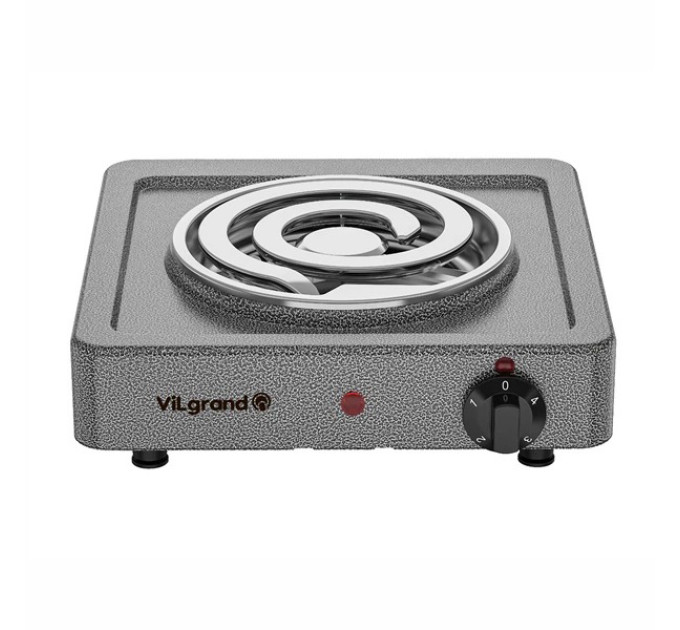 Плита настільна електрична ViLgrand VHP161D Gray 1000Вт